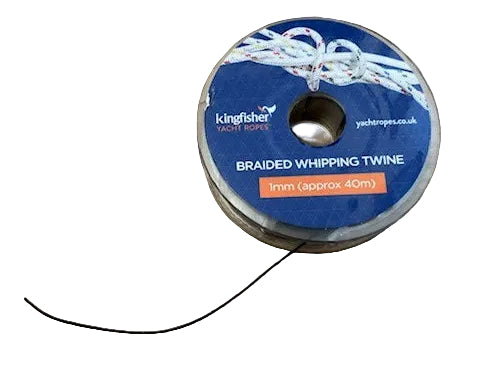 A spool of Kingfisher brand braided whipping twine