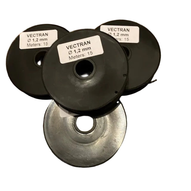 Vectran mini spool 1.2mm x 15m black