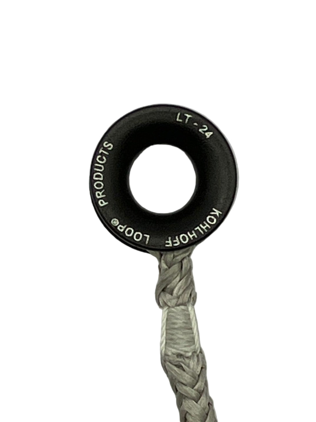 Kohlhoff LT24A aluminium thimble attachment on Dyneema rope