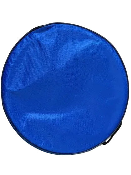 Round blue zipped storage bag for the 9 litre folding bucket.