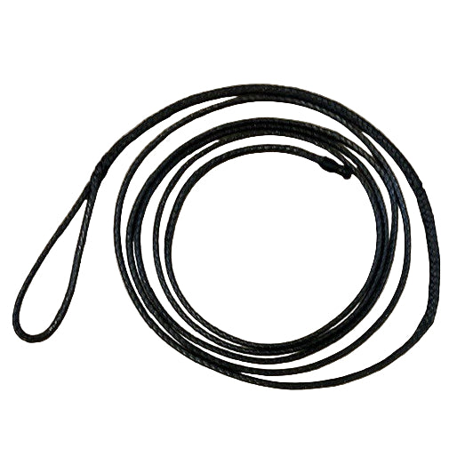 Close-up detail of Dyneema line showing Brummel knot splice and tapered loop construction
