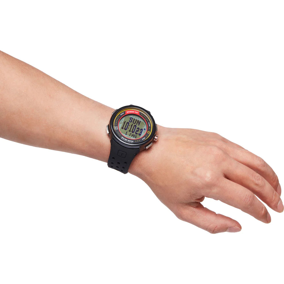 Optimum Time OS1231R rechargeable sailing watch with ISAF start sequence timer
