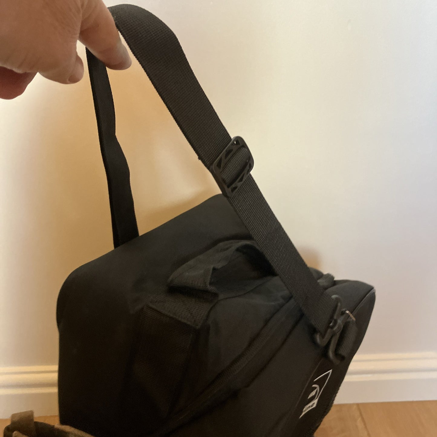 Top view of deluxe boot bag