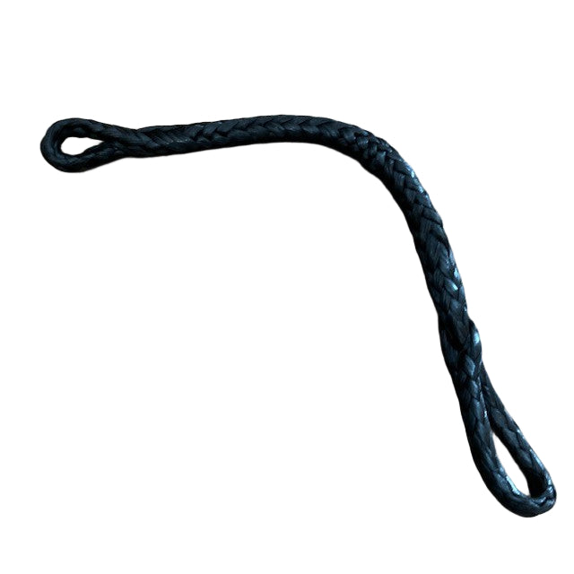 Close-up of Dyneema strop showing Brummel Lock Splice construction