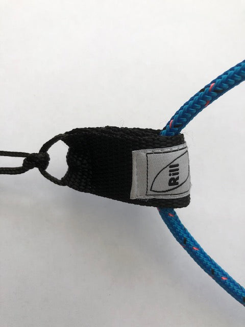 Halyard keeper installed on sailing rigging showing practical use