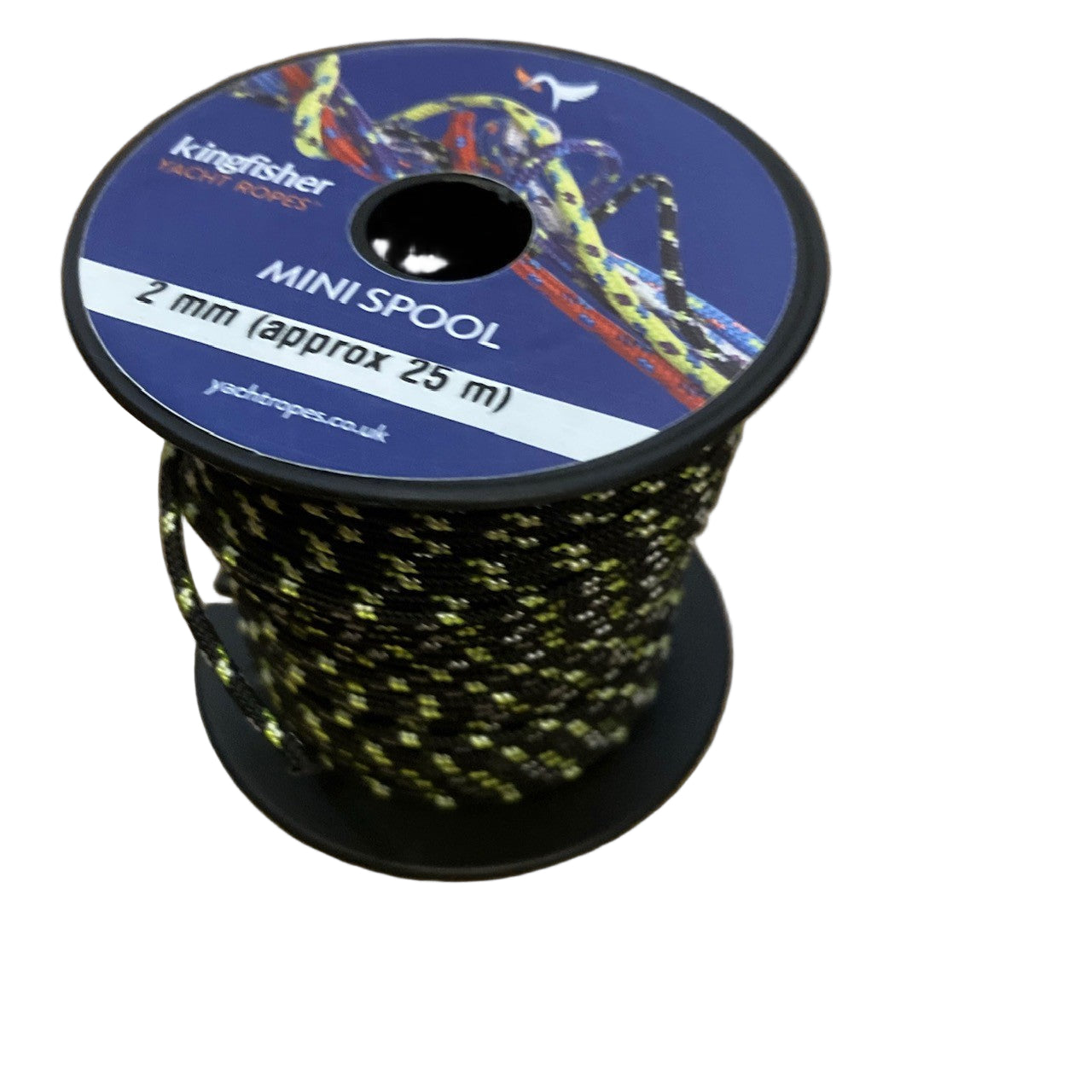 Kingfisher 2mm rope mini spool packaging and presentation