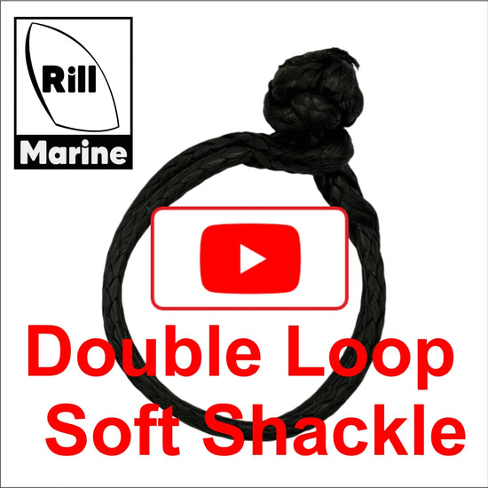 Dyneema double loop soft shackle video