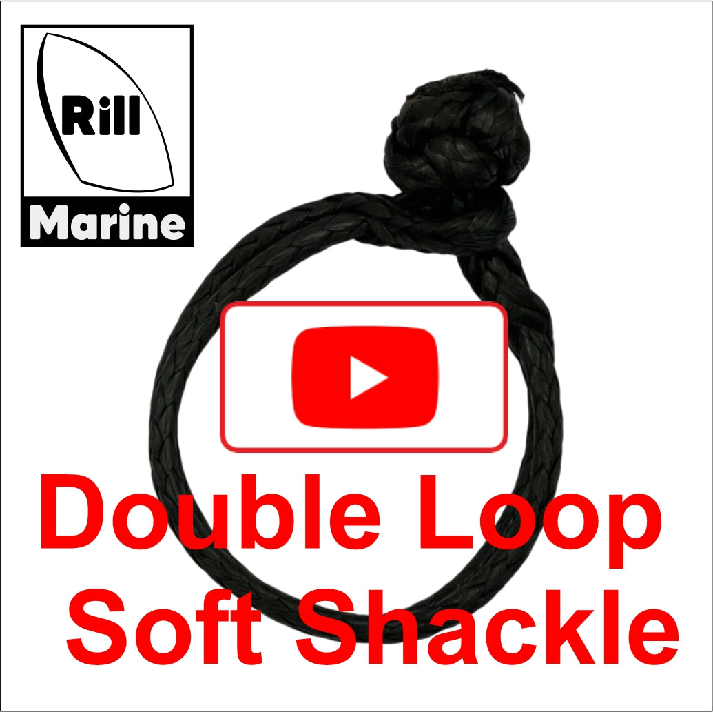 Dyneema double loop soft shackle video