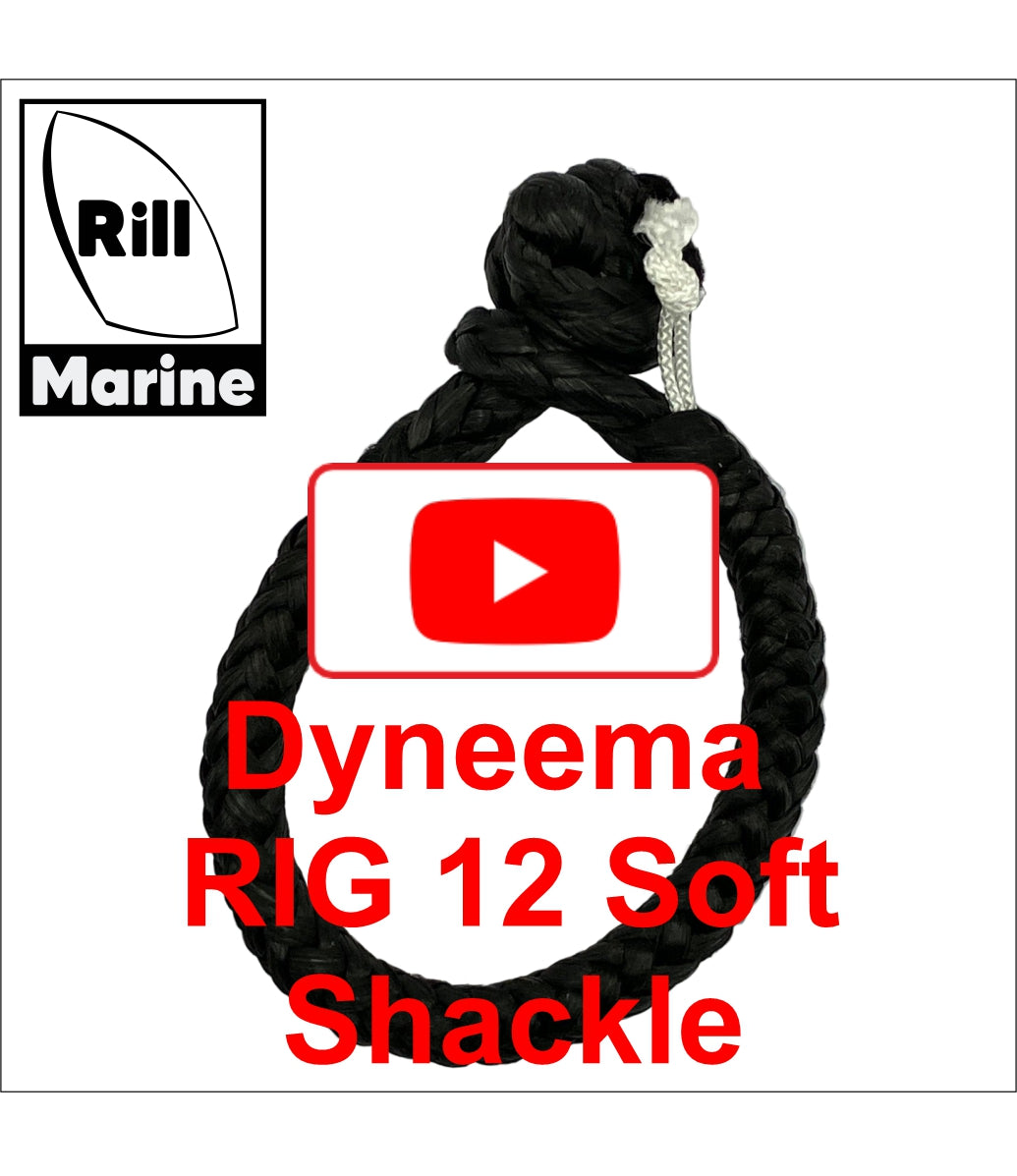 Dyneema soft shackle with easy open lanyard video