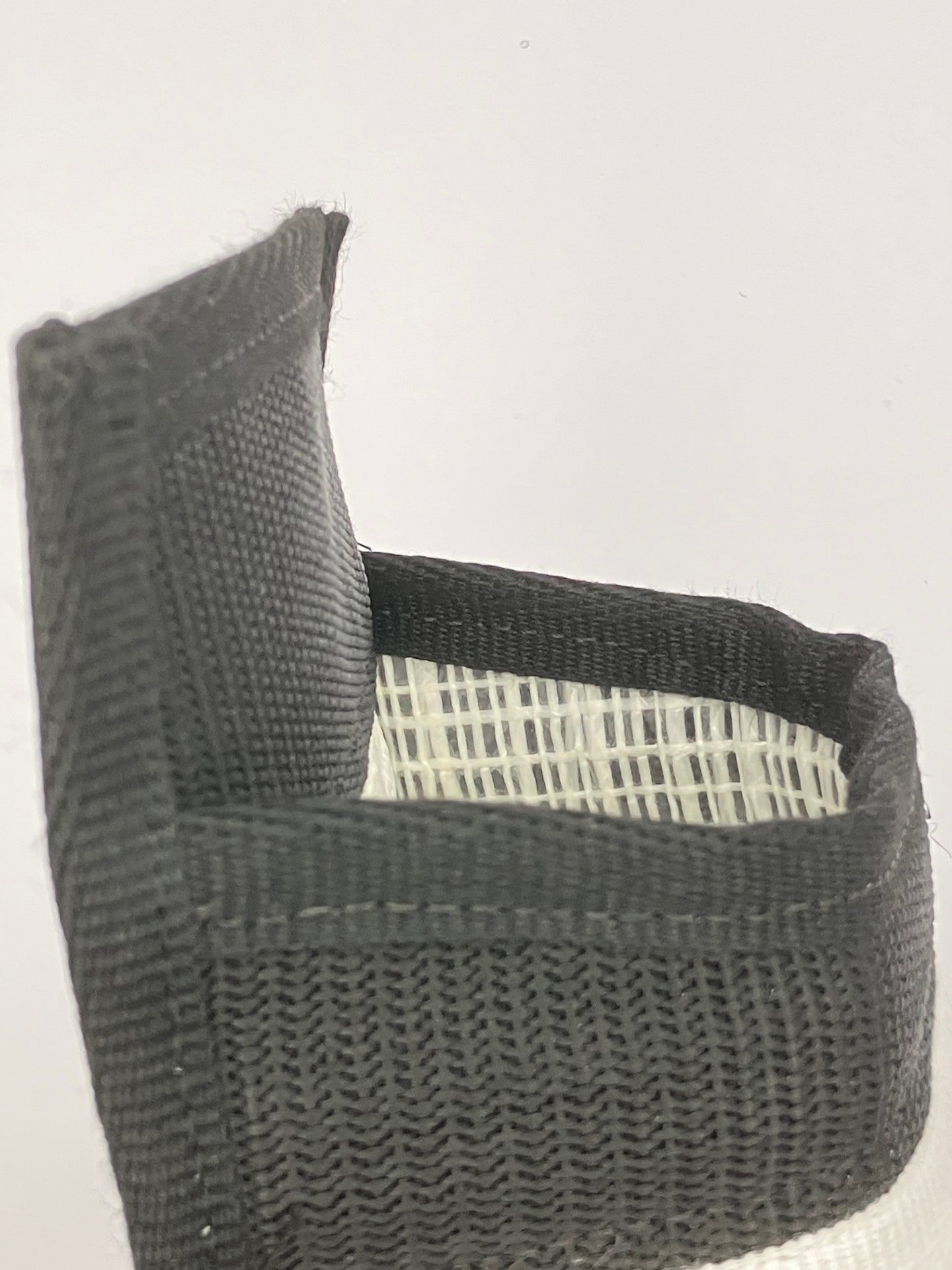 Angled view of eco-friendly winch handle storage pocket