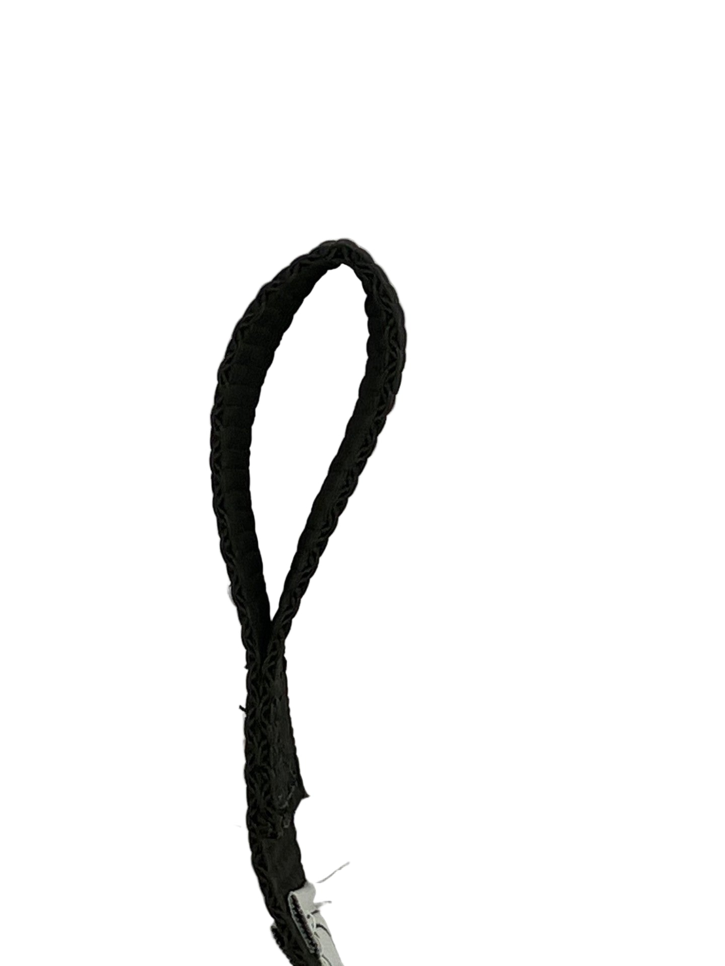 Detailed view of sail tie sewn loop and webbing