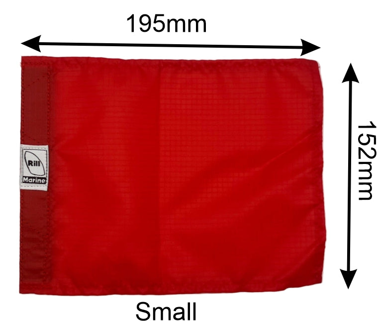 Small sailing protest flag measurements 152mm height by 195mm width