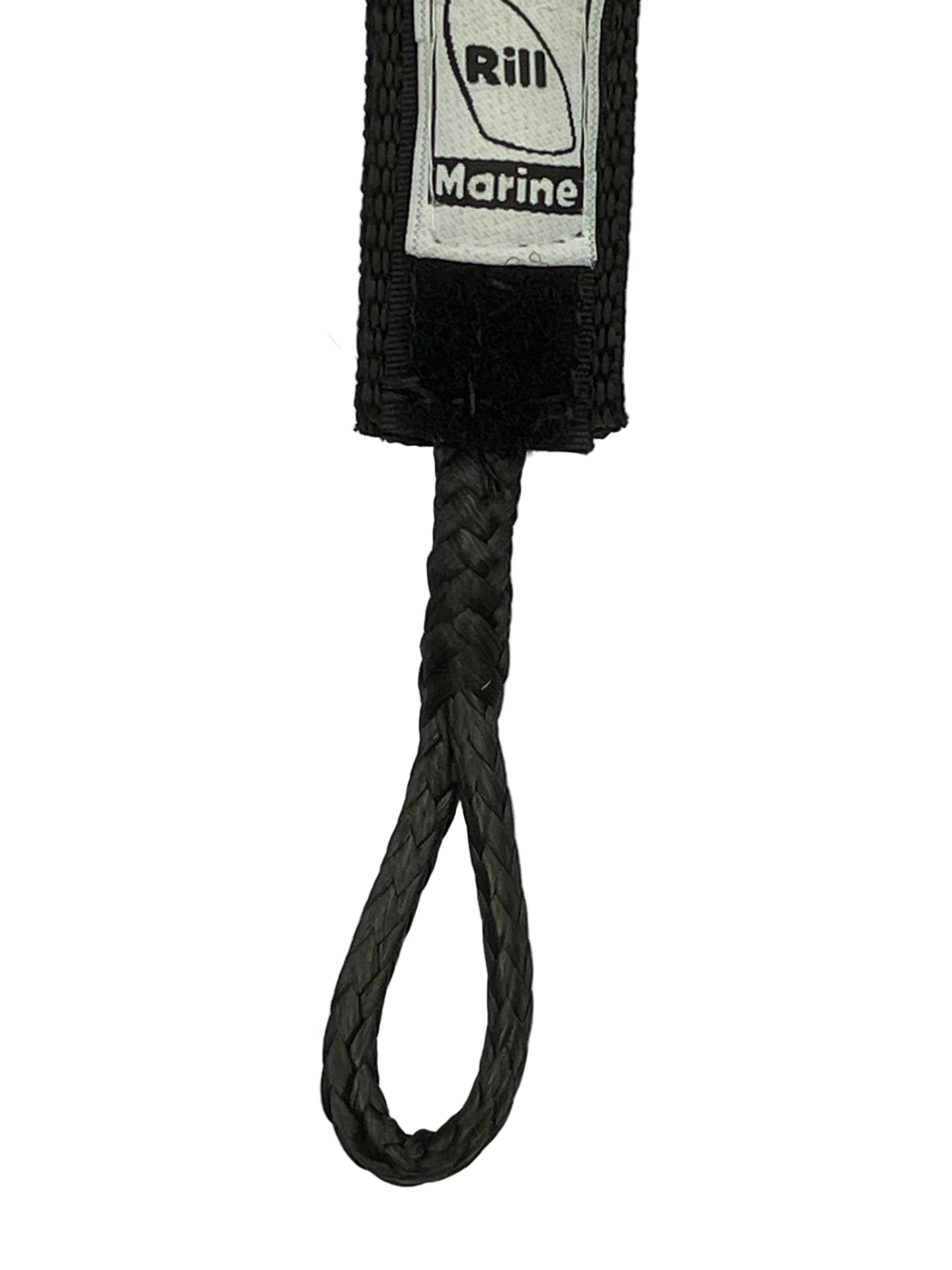 Close-up of Dyneema loop on soft hook and loop pull handle